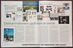 Scandinavians largest Artmagazine KONSTPERSPEKTIV  2005